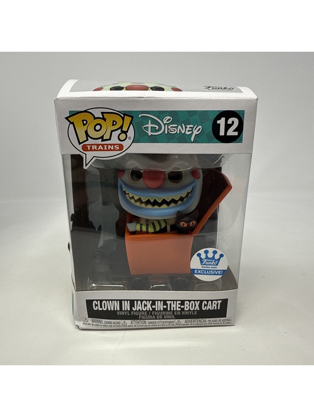 Funko Pop Clown In Jack In The Box Cart 12 Exclusive Nightmare Before Christmas